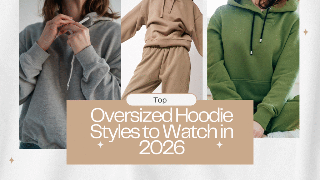 Oversized men's hoodie trend 2026