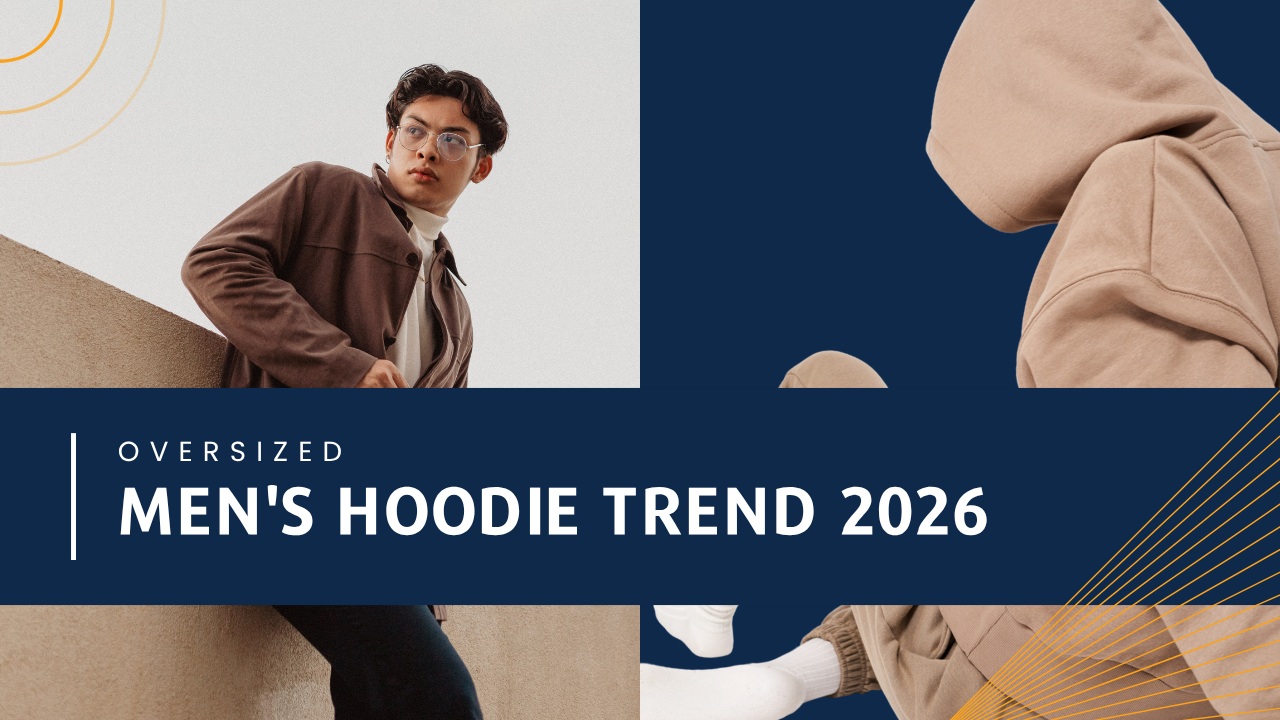 Oversized men's hoodie trend 2026